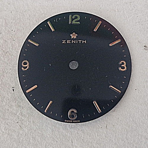 Zenith black gloss dial nos - ,